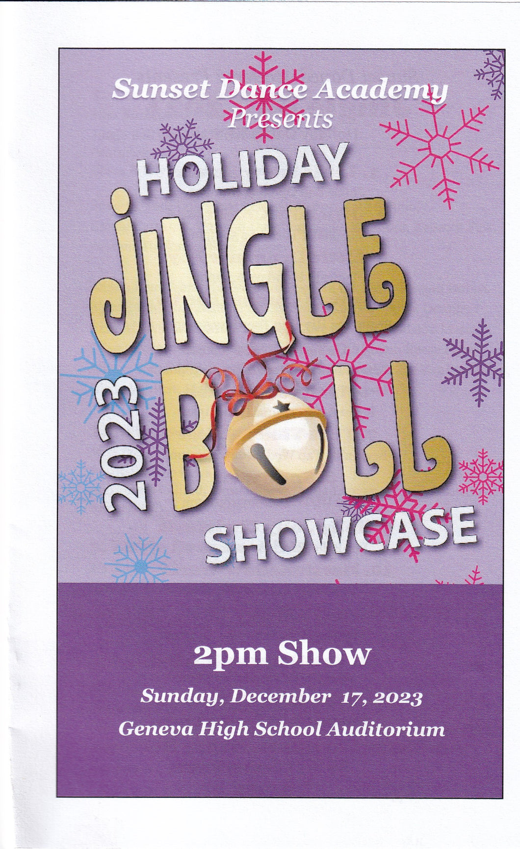 Jingle Ball Sunset Dance Academy 121723 2;00 pm - Absolute Video Services Batavia